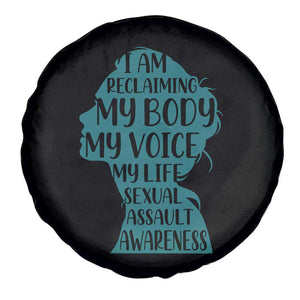 Sexual Assault Awareness Spare Tire Cover Women Support Survivors TS14 Print Your Wear