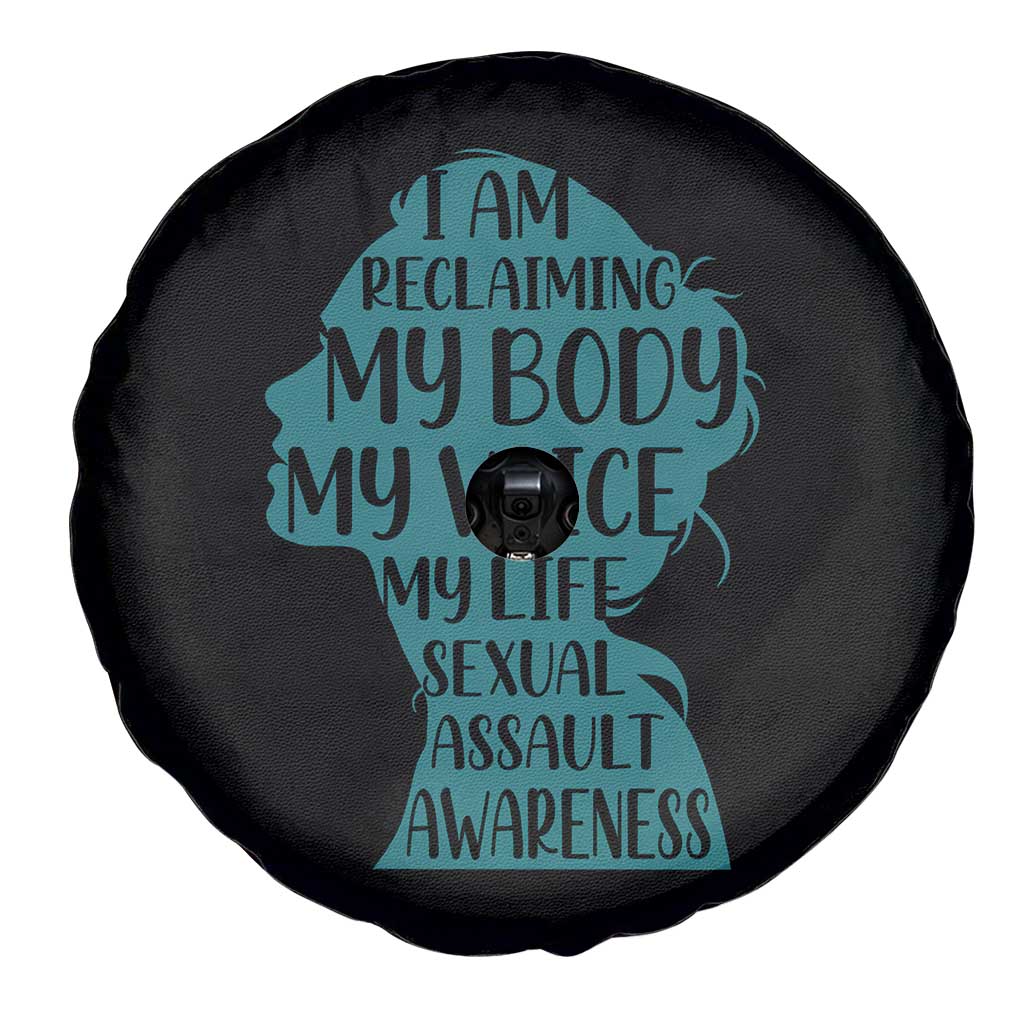 Sexual Assault Awareness Spare Tire Cover Women Support Survivors TS14 Print Your Wear