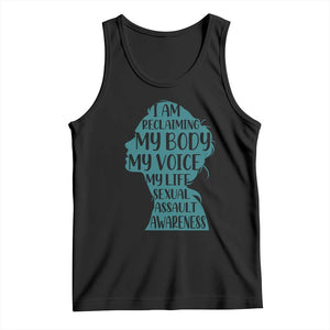 Sexual Assault Awareness Tank Top Women Support Survivors TS14 Black Print Your Wear