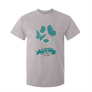 Sexual Assault Awareness Month T Shirt For Kid I Am Reclaiming My Body My Voice My Life TS14 Ice Gray Print Your Wear