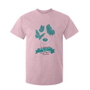 Sexual Assault Awareness Month T Shirt For Kid I Am Reclaiming My Body My Voice My Life TS14 Light Pink Print Your Wear