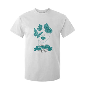 Sexual Assault Awareness Month T Shirt For Kid I Am Reclaiming My Body My Voice My Life TS14 White Print Your Wear