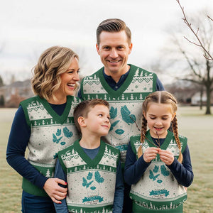 Sexual Assault Awareness Month V-Neck Knit Sweater Vest I Am Reclaiming My Body My Voice My Life TS14 Beige Green Print Your Wear