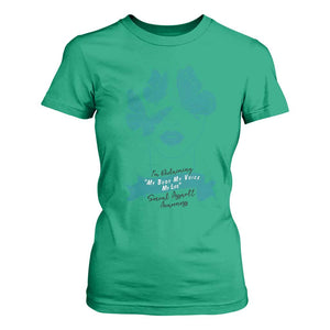 Sexual Assault Awareness Month T Shirt For Women I Am Reclaiming My Body My Voice My Life TS14 Irish Green Print Your Wear