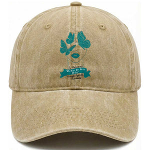 Sexual Assault Awareness Month Washed Cotton Baseball Cap I Am Reclaiming My Body My Voice My Life TS14 Washed Cap Universal Fit Khaki Print Your Wear
