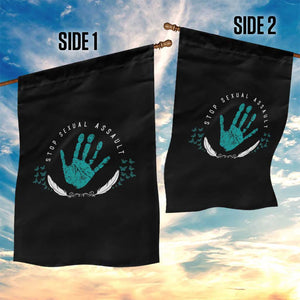 Stop Sexual Assault Awareness Survivor Garden Flag TS14 Print Your Wear