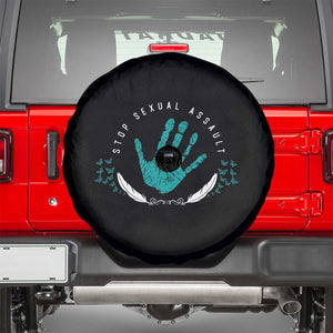 Stop Sexual Assault Awareness Survivor Spare Tire Cover TS14 Black Print Your Wear