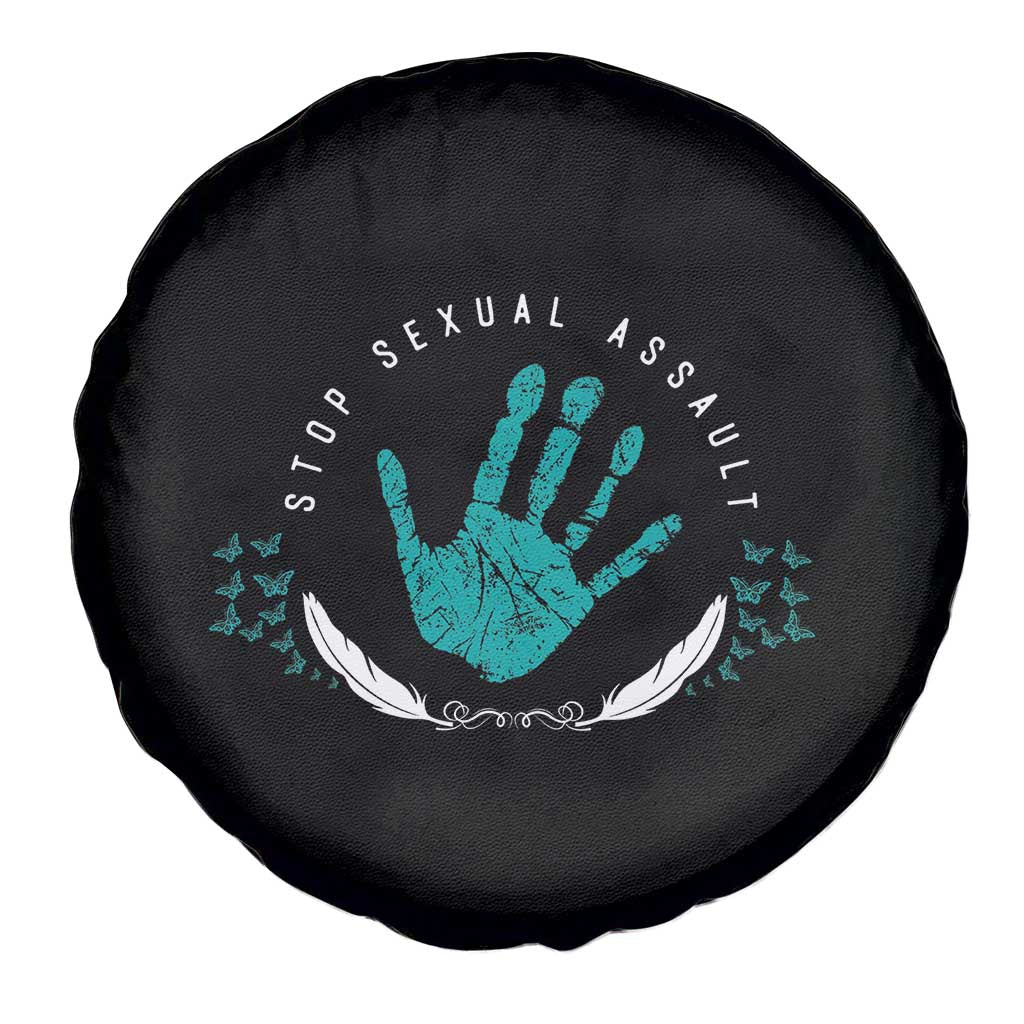 Stop Sexual Assault Awareness Survivor Spare Tire Cover TS14 Print Your Wear