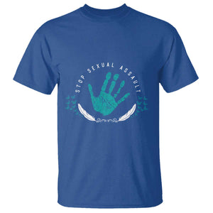 Stop Sexual Assault Awareness Survivor T Shirt TS14 Royal Blue Print Your Wear