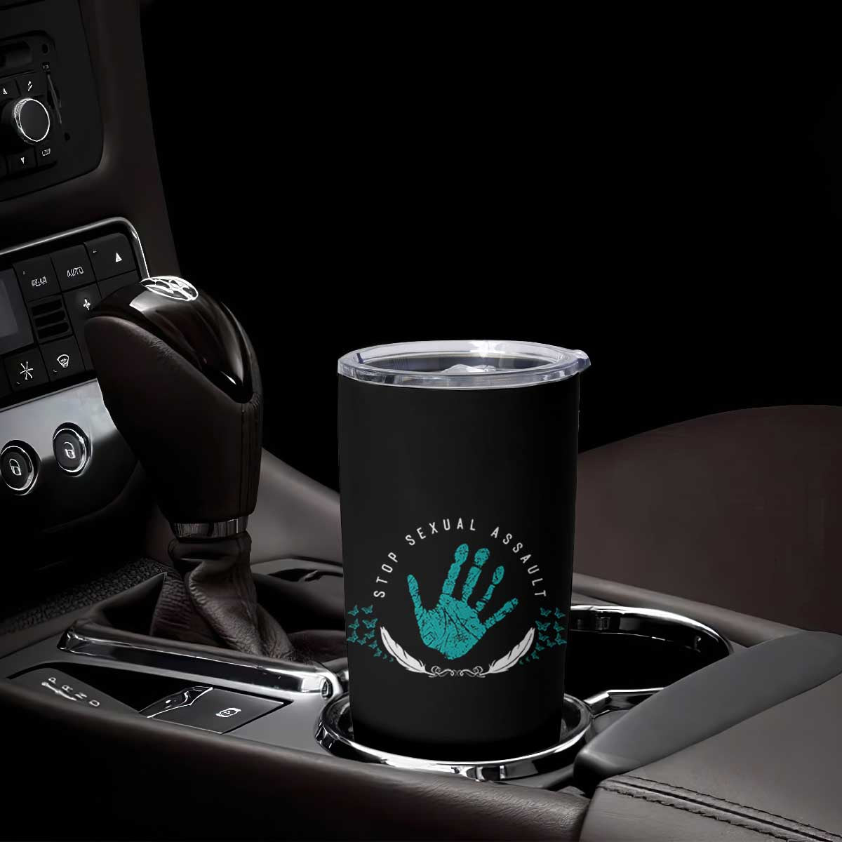 Stop Sexual Assault Awareness Survivor Tumbler Cup TS14 Print Your Wear