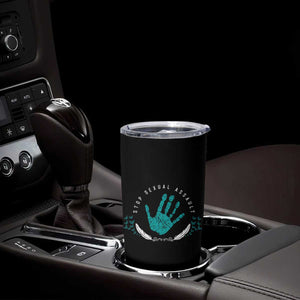 Stop Sexual Assault Awareness Survivor Tumbler Cup TS14 Print Your Wear