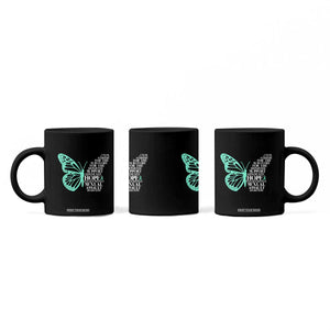 I Wear Teal For Sexual Assault Awareness Coffee Mug TS14 Print Your Wear