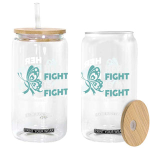 Sexual Assault Awareness Glass Can Her Fight is My Fight TS14 Print Your Wear