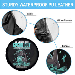 Sexual Assault Awareness Spare Tire Cover Support African Women Stop Sexual Abuse Awareness TS14 Print Your Wear