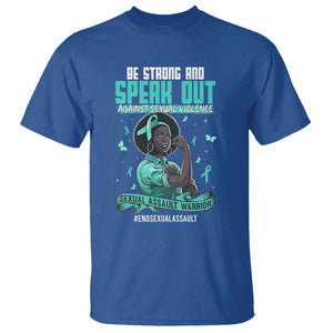 Sexual Assault Awareness T Shirt Support African Women Stop Sexual Abuse Awareness TS14 Royal Blue Print Your Wear
