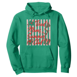 Tired Moms Summer Club Hoodie Funny Mom Life Beach Vacation TS14 Irish Green Print Your Wear