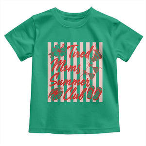 Tired Moms Summer Club Toddler T Shirt Funny Mom Life Beach Vacation TS14 Irish Green Print Your Wear