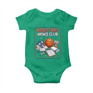 Basketball Moms Club Baby Onesie Funny Mother’s Day Gift TS14 Irish Green Print Your Wear
