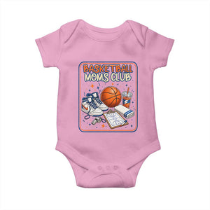 Basketball Moms Club Baby Onesie Funny Mother’s Day Gift TS14 Light Pink Print Your Wear