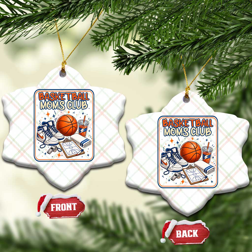 Basketball Moms Club Ceramic Ornament Funny Mother’s Day Gift TS14 Print Your Wear