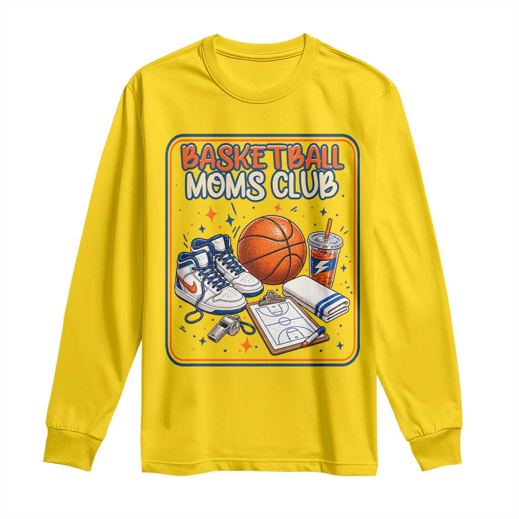 Basketball Moms Club Long Sleeve Shirt Funny Mother’s Day Gift TS14 Daisy Print Your Wear