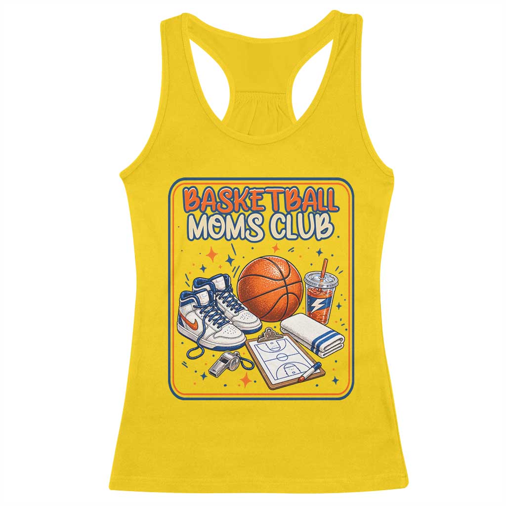 Basketball Moms Club Racerback Tank Top Funny Mother’s Day Gift TS14 Daisy Print Your Wear