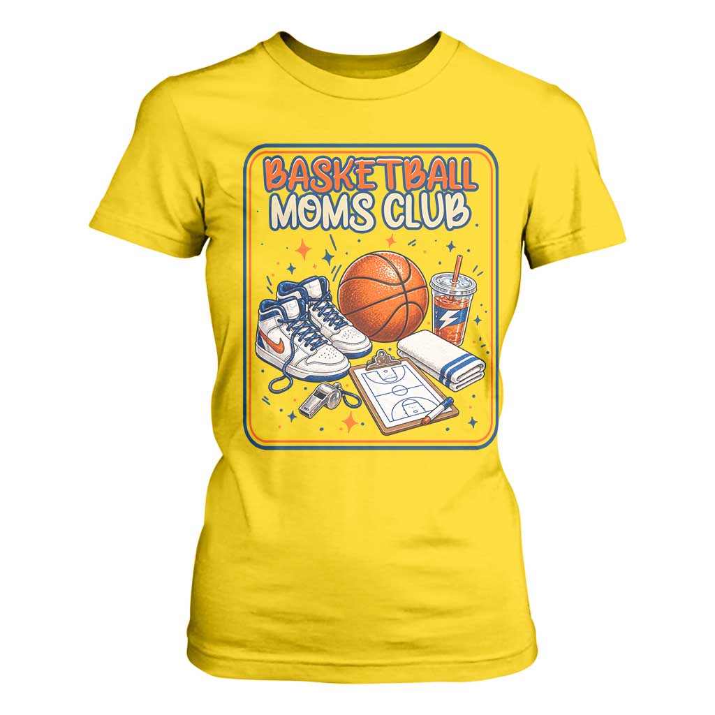 Basketball Moms Club T Shirt For Women Funny Mother’s Day Gift TS14 Daisy Print Your Wear