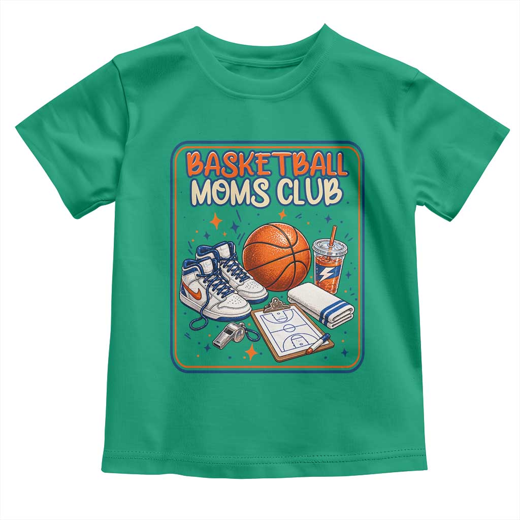Basketball Moms Club Toddler T Shirt Funny Mother’s Day Gift TS14 Irish Green Print Your Wear