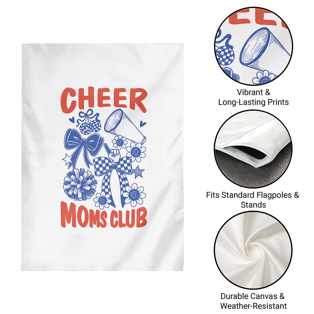 Cheer Moms Club Garden Flag Funny Cheerleading Mom Mother’s Day Gift TS14 Print Your Wear
