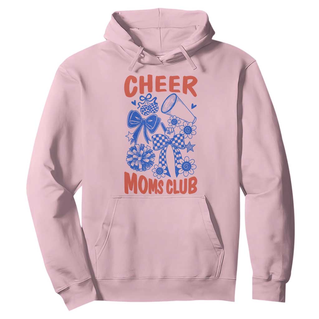 Cheer Moms Club Hoodie Funny Cheerleading Mom Mother’s Day Gift TS14 Light Pink Print Your Wear