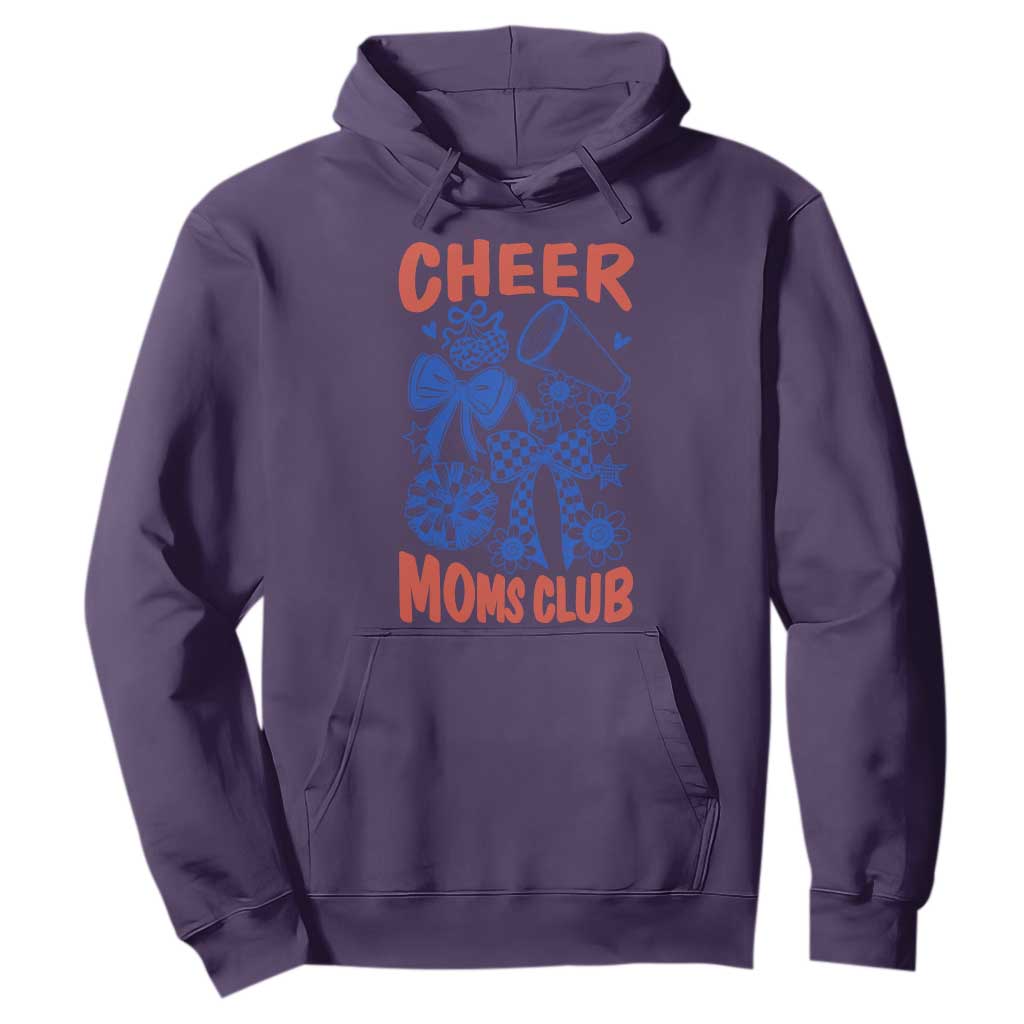 Cheer Moms Club Hoodie Funny Cheerleading Mom Mother’s Day Gift TS14 Purple Print Your Wear