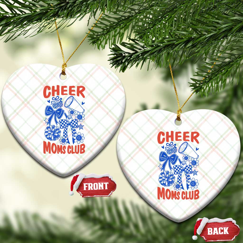 Cheer Moms Club Ceramic Ornament Funny Cheerleading Mom Mother’s Day Gift TS14 Print Your Wear