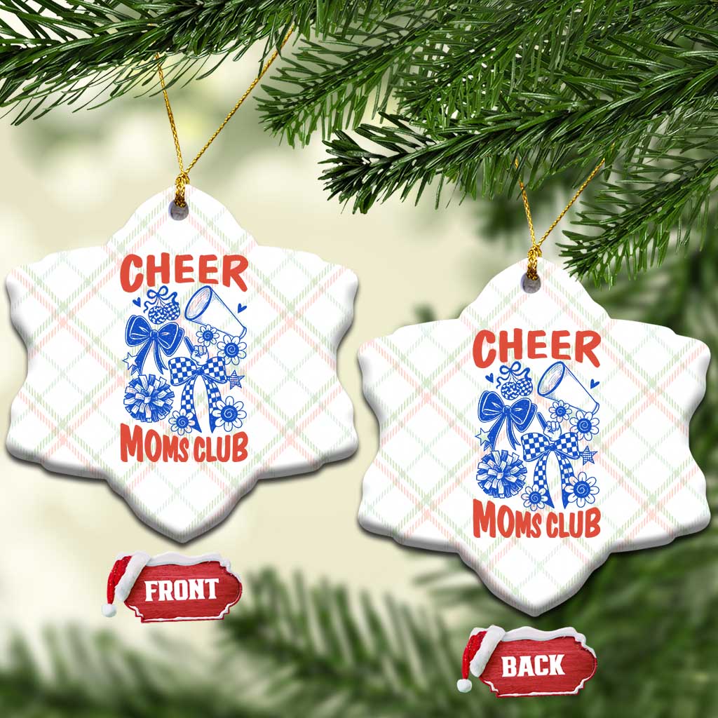 Cheer Moms Club Ceramic Ornament Funny Cheerleading Mom Mother’s Day Gift TS14 Print Your Wear