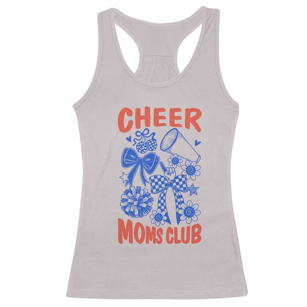 Cheer Moms Club Racerback Tank Top Funny Cheerleading Mom Mother’s Day Gift TS14 Ice Gray Print Your Wear