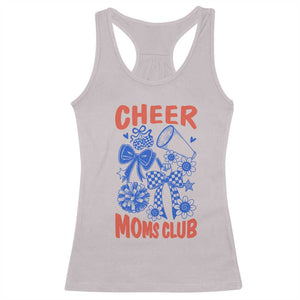 Cheer Moms Club Racerback Tank Top Funny Cheerleading Mom Mother’s Day Gift TS14 Ice Gray Print Your Wear