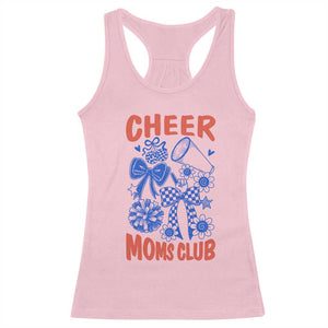 Cheer Moms Club Racerback Tank Top Funny Cheerleading Mom Mother’s Day Gift TS14 Light Pink Print Your Wear