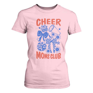 Cheer Moms Club T Shirt For Women Funny Cheerleading Mom Mother’s Day Gift TS14 Light Pink Print Your Wear