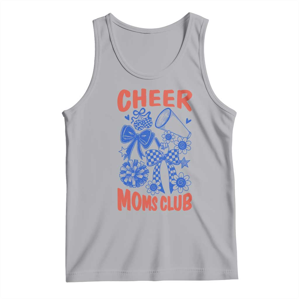 Cheer Moms Club Tank Top Funny Cheerleading Mom Mother’s Day Gift TS14 Athletic Heather Print Your Wear