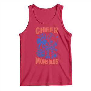 Cheer Moms Club Tank Top Funny Cheerleading Mom Mother’s Day Gift TS14 Red Print Your Wear