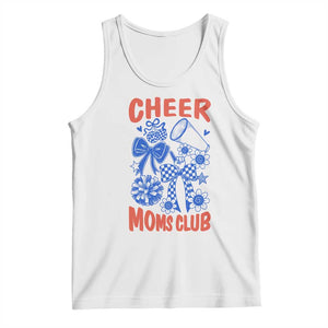 Cheer Moms Club Tank Top Funny Cheerleading Mom Mother’s Day Gift TS14 White Print Your Wear