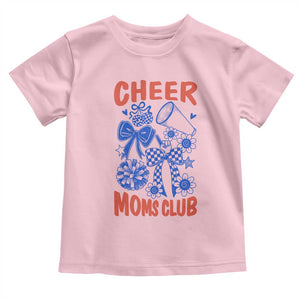 Cheer Moms Club Toddler T Shirt Funny Cheerleading Mom Mother’s Day Gift TS14 Light Pink Print Your Wear
