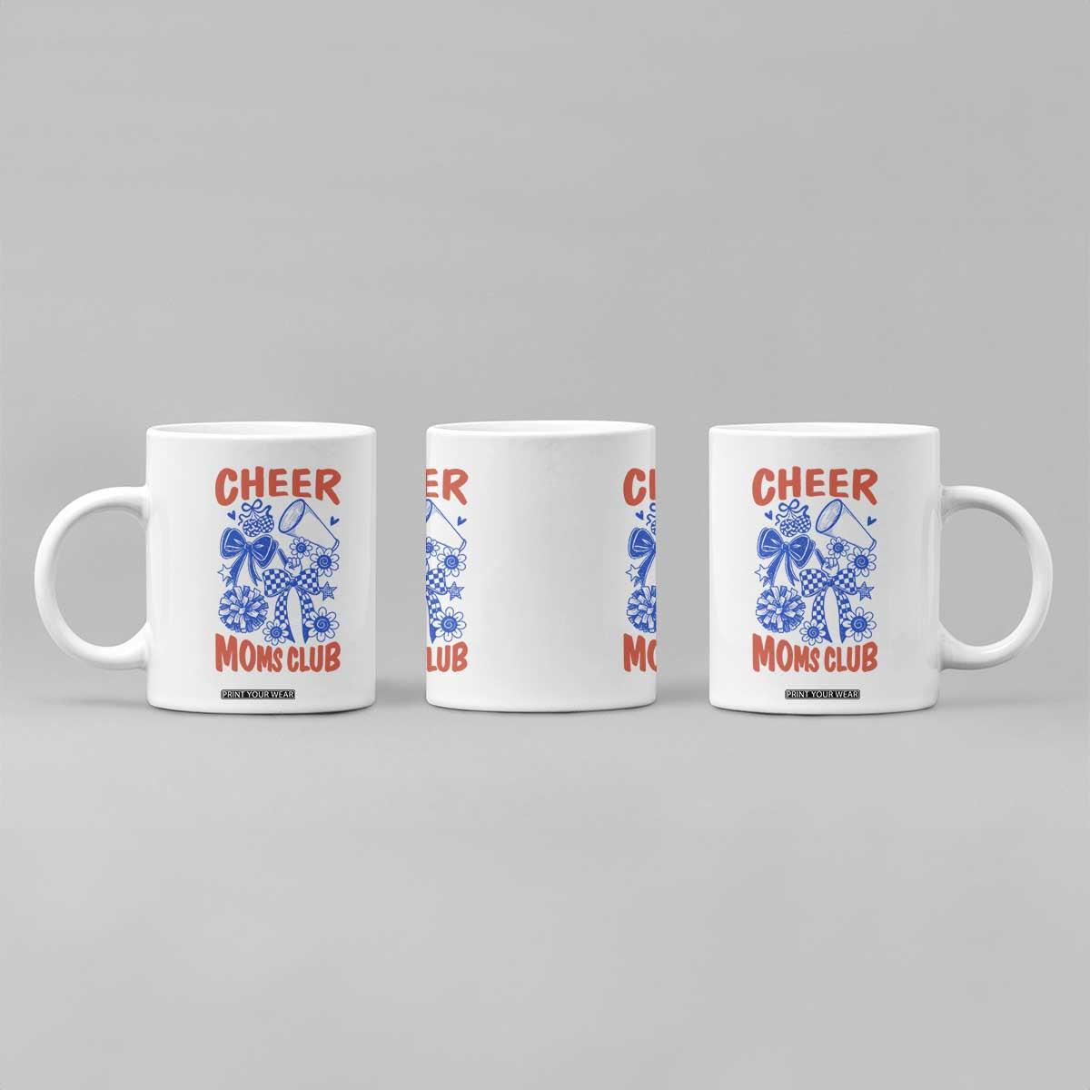 Cheer Moms Club Coffee Mug Funny Cheerleading Mom Mother’s Day Gift TS14 Print Your Wear