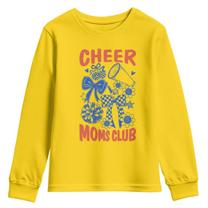 Cheer Moms Club Youth Sweatshirt Funny Cheerleading Mom Mother’s Day Gift TS14 Daisy Print Your Wear