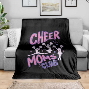Cheer Moms Club Throw Blanket Cheerleader Mom Mother’s Day Gift TS14 Print Your Wear