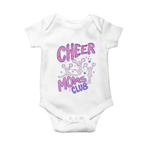Cheer Moms Club Baby Onesie Cheerleader Mom Mother’s Day Gift TS14 White Print Your Wear