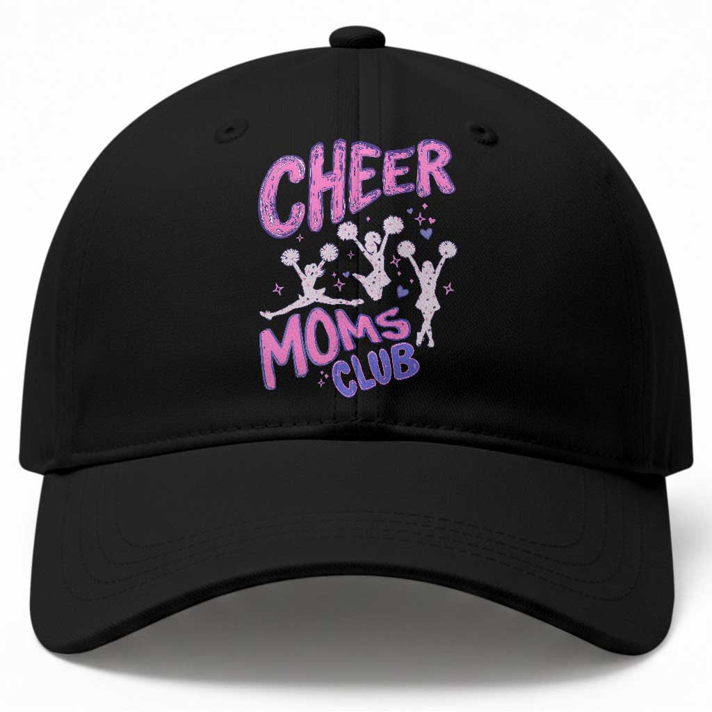 Cheer Moms Club Baseball Cap Cheerleader Mom Mother’s Day Gift TS14 Print Your Wear