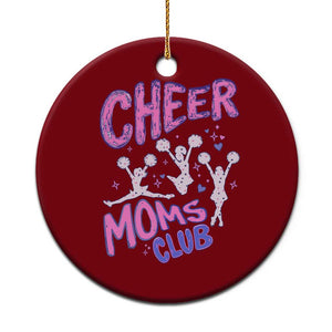 Cheer Moms Club Ceramic Ornament Cheerleader Mom Mother’s Day Gift TS14 1pc Red Print Your Wear