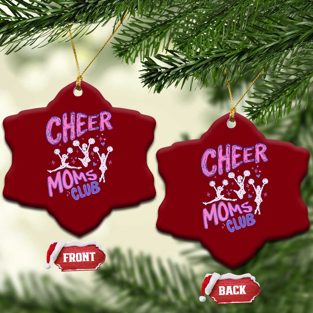 Cheer Moms Club Ceramic Ornament Cheerleader Mom Mother’s Day Gift TS14 Print Your Wear