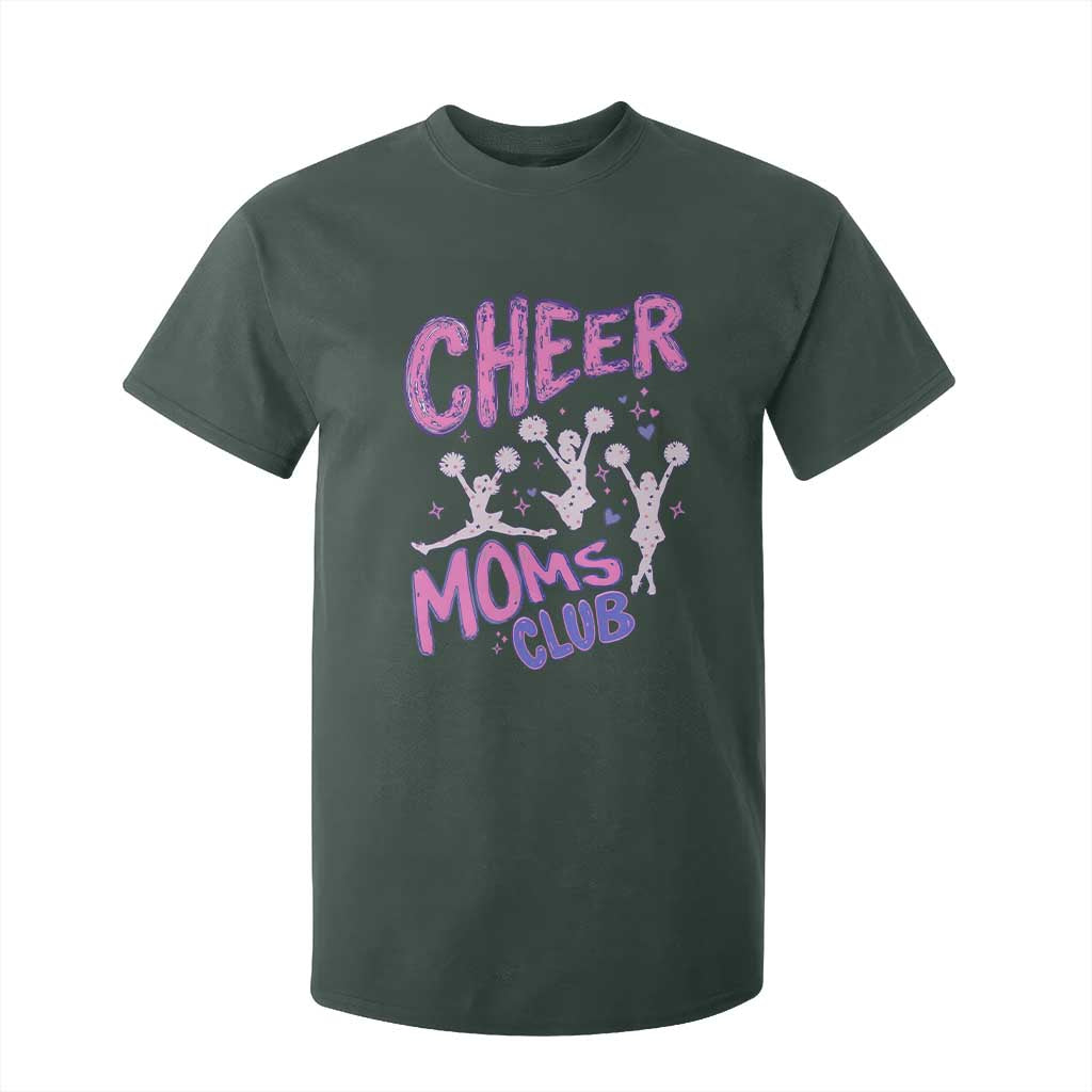 Cheer Moms Club T Shirt For Kid Cheerleader Mom Mother’s Day Gift TS14 Dark Forest Green Print Your Wear