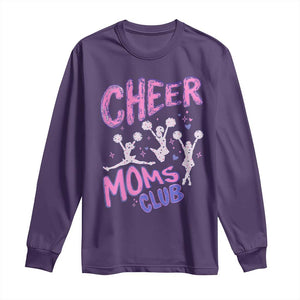 Cheer Moms Club Long Sleeve Shirt Cheerleader Mom Mother’s Day Gift TS14 Purple Print Your Wear